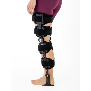 Orteza stawu kolanowego z zegarem i ujęciem stopy długa - OKD-28 - Reh4mat